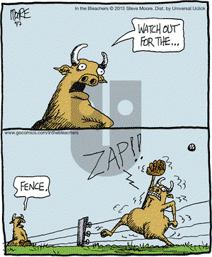 In the Bleachers - Saturday September 7, 2013 Comic Strip