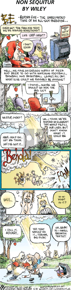 Non Sequitur on Sunday May 31, 2009 Comic Strip