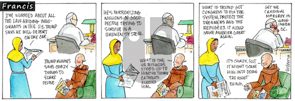 Francis on Thursday January 16, 2025 Comic Strip