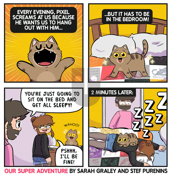 Our Super Adventure on Monday February 3, 2025 Comic Strip