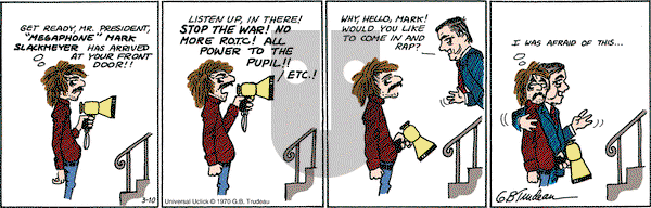 Doonesbury on Monday March 10, 2014 Comic Strip