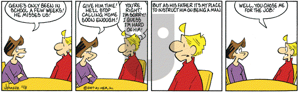 Arlo and Janis on Thursday November 8, 2007 Comic Strip