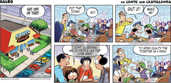 Baldo - Sunday December 6, 2009 Comic Strip