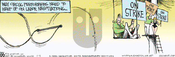 Non Sequitur on Saturday November 3, 2012 Comic Strip