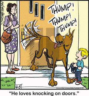 Marmaduke on Thursday April 5, 2018 Comic Strip