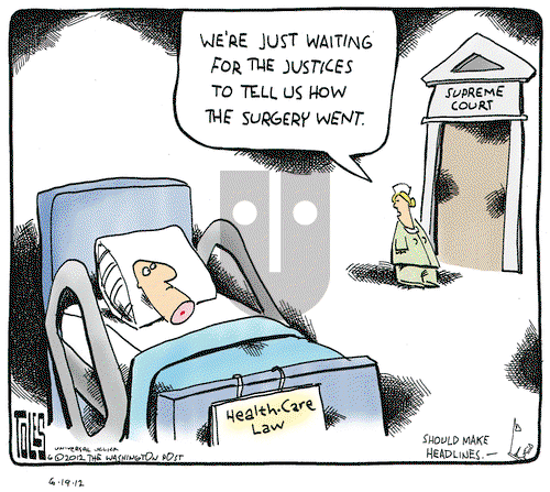 Tom Toles - Tuesday June 19, 2012 Comic Strip