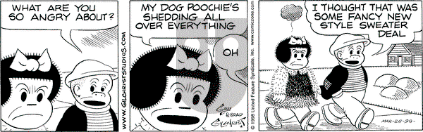 Nancy on Saturday March 28, 1998 Comic Strip