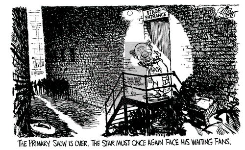 Pat Oliphant on Wednesday April 20, 1988 Comic Strip