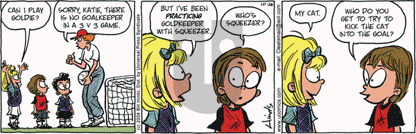 Cleats on Tuesday October 26, 2004 Comic Strip