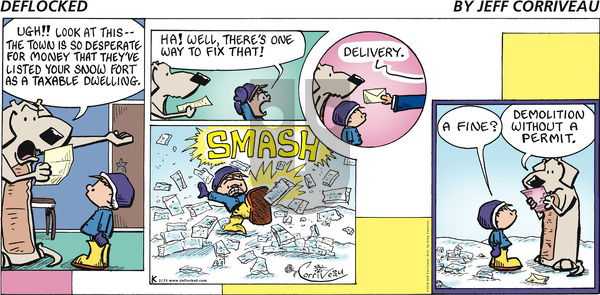DeFlocked on Sunday February 25, 2018 Comic Strip