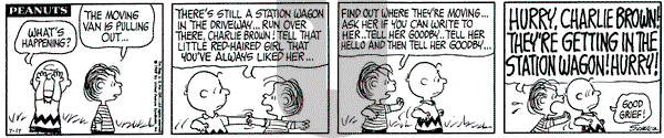 Peanuts on Thursday July 17, 1969 Comic Strip