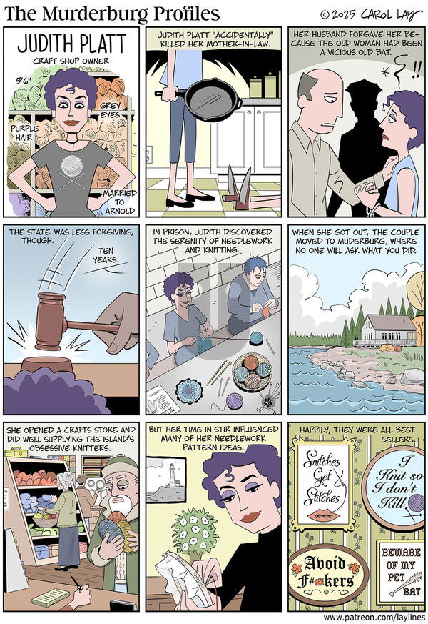 Lay Lines on Monday February 17, 2025 Comic Strip