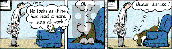 Fred Basset on Monday March 2, 2020 Comic Strip