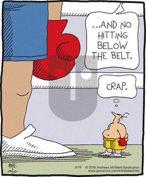 In the Bleachers on Monday February 19, 2018 Comic Strip