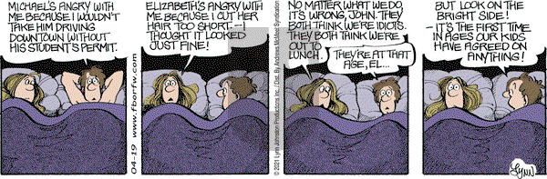 For Better or For Worse - Monday April 19, 2021 Comic Strip