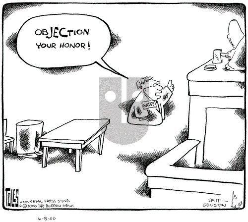 Tom Toles on Thursday June 8, 2000 Comic Strip