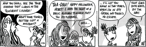 Heart of the City on Tuesday October 30, 2018 Comic Strip