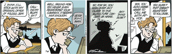 Doonesbury on Thursday July 6, 2000 Comic Strip