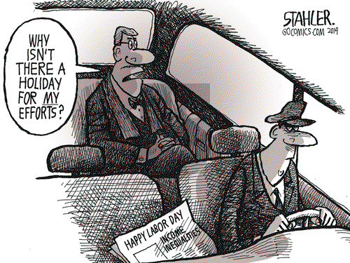 Jeff Stahler on Monday September 1, 2014 Comic Strip