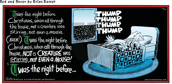Red and Rover on Sunday December 24, 2006 Comic Strip