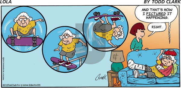 Lola on Sunday June 10, 2018 Comic Strip