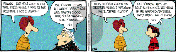 The Buckets on Tuesday April 7, 2015 Comic Strip