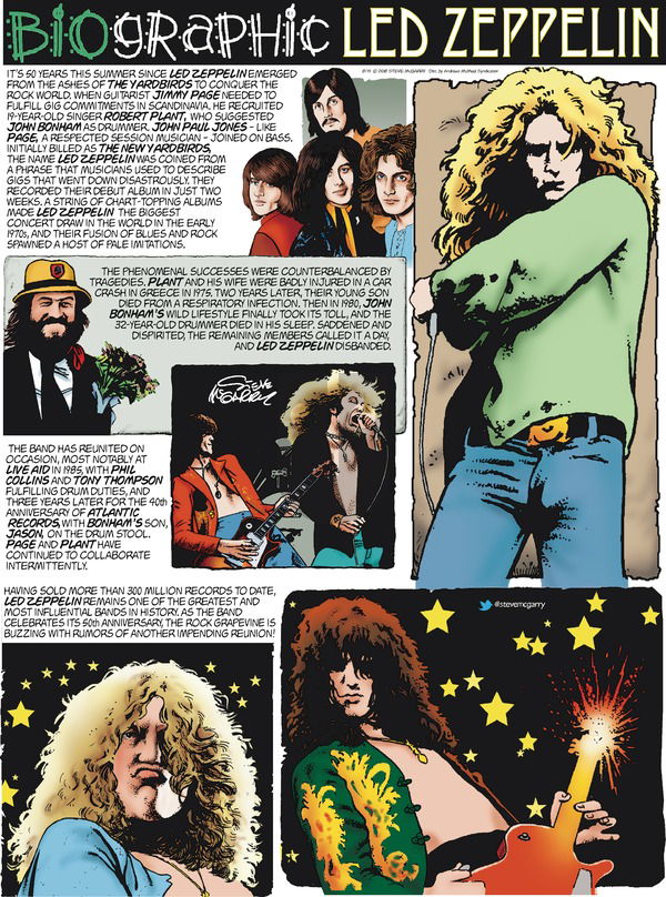 Biographic on Sunday August 19, 2018 Comic Strip