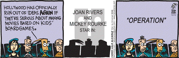 La Cucaracha on Monday October 12, 2009 Comic Strip