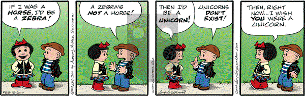 Nancy on Thursday February 16, 2017 Comic Strip