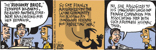 La Cucaracha on Tuesday May 17, 2005 Comic Strip