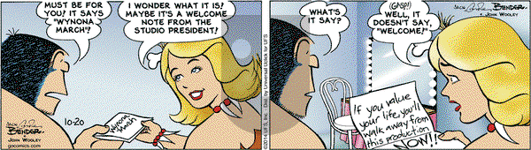Alley Oop on Monday October 20, 2014 Comic Strip