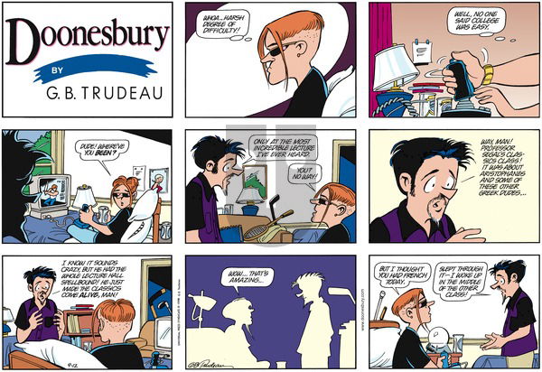 Doonesbury on Thursday September 30, 1999 Comic Strip