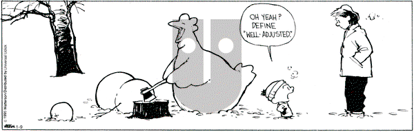 Calvin and Hobbes on Friday January 9, 2015 Comic Strip
