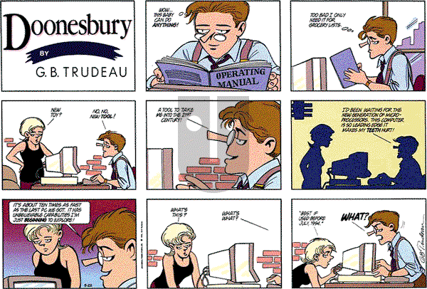 Doonesbury on Sunday May 22, 1994 Comic Strip