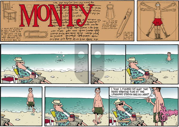 Monty on Sunday July 19, 2015 Comic Strip