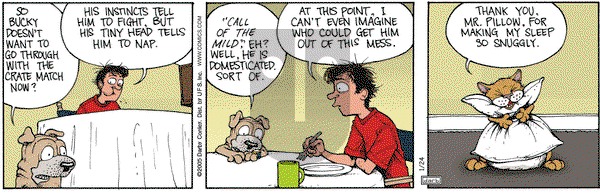 Get Fuzzy on Monday January 24, 2005 Comic Strip