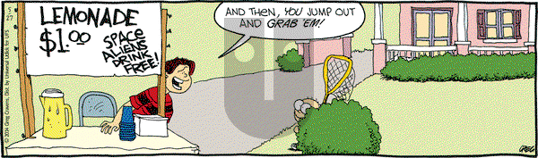 The Buckets on Tuesday May 27, 2014 Comic Strip
