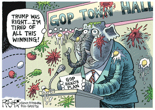 Rob Rogers on Thursday July 20, 2017 Comic Strip