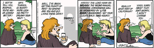 Doonesbury on Saturday February 25, 2017 Comic Strip