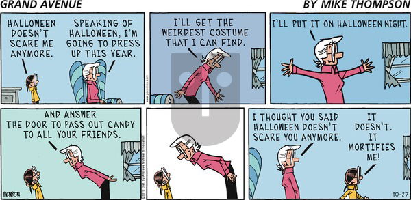 Grand Avenue on Sunday October 27, 2019 Comic Strip