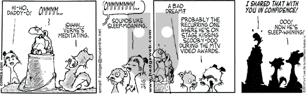 Over the Hedge on Monday October 13, 2003 Comic Strip