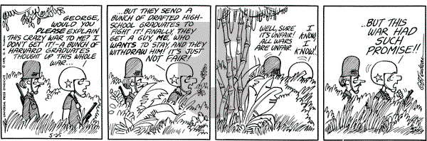 Doonesbury - Thursday May 25, 1972 Comic Strip