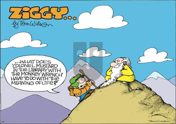 Ziggy on Sunday January 6, 2013 Comic Strip