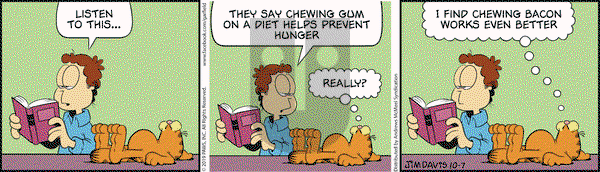 Garfield on Monday October 7, 2019 Comic Strip