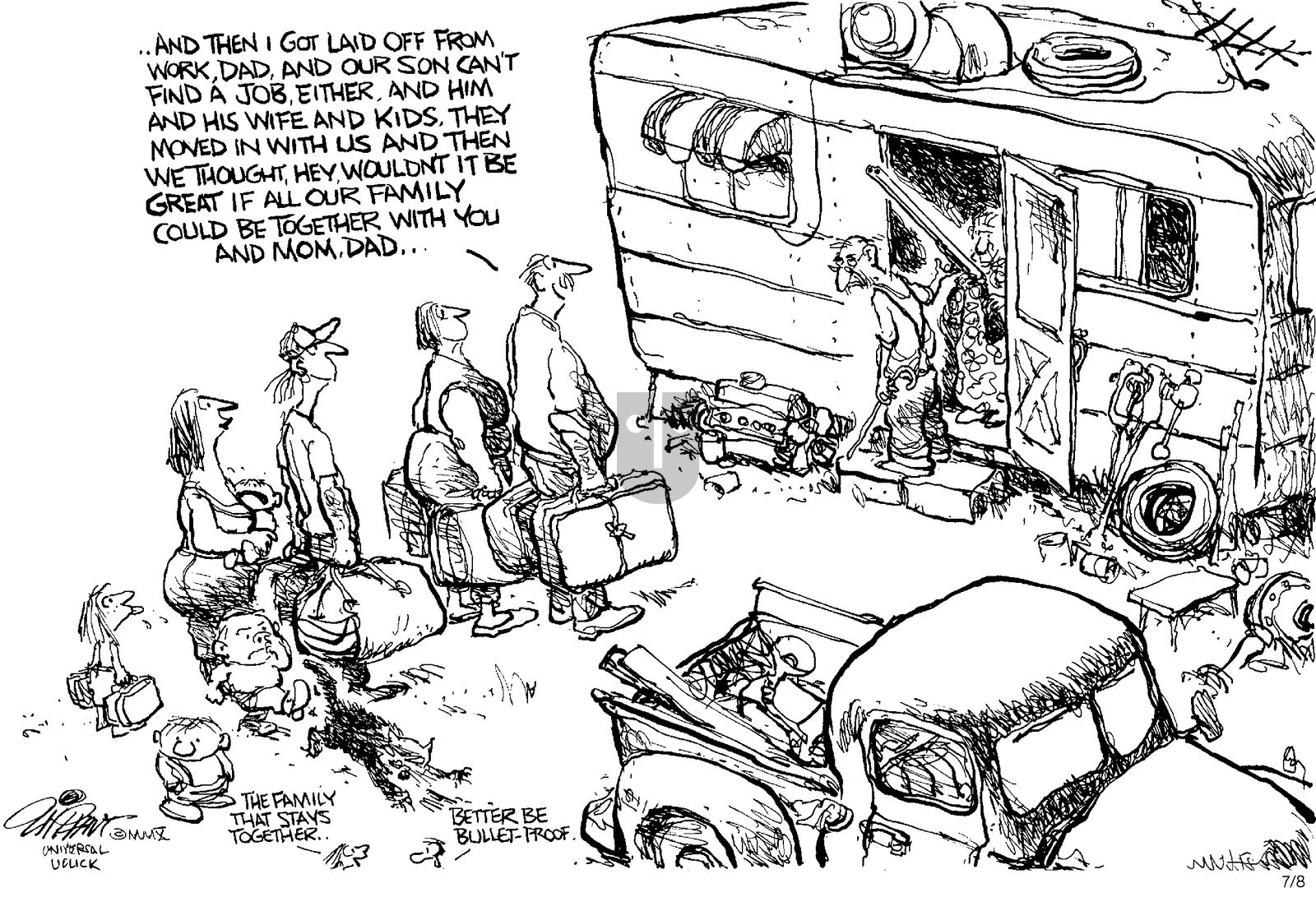 Pat Oliphant - Thursday July 8, 2010 Comic Strip