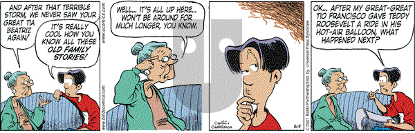 Baldo on Monday June 11, 2001 Comic Strip