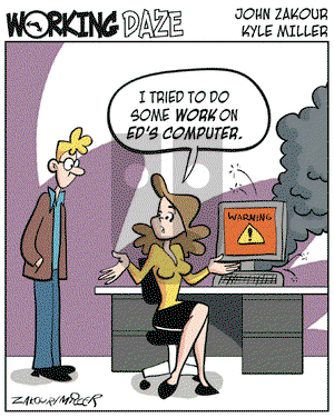 Working Daze on Friday September 29, 2006 Comic Strip