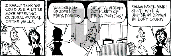 La Cucaracha on Friday April 18, 2003 Comic Strip