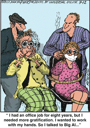 Close to Home on Monday March 12, 2012 Comic Strip