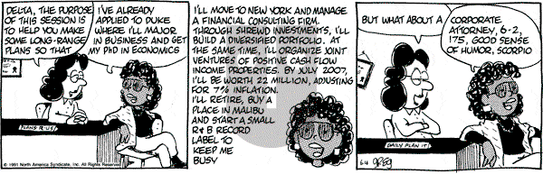 Luann on Tuesday June 4, 1991 Comic Strip
